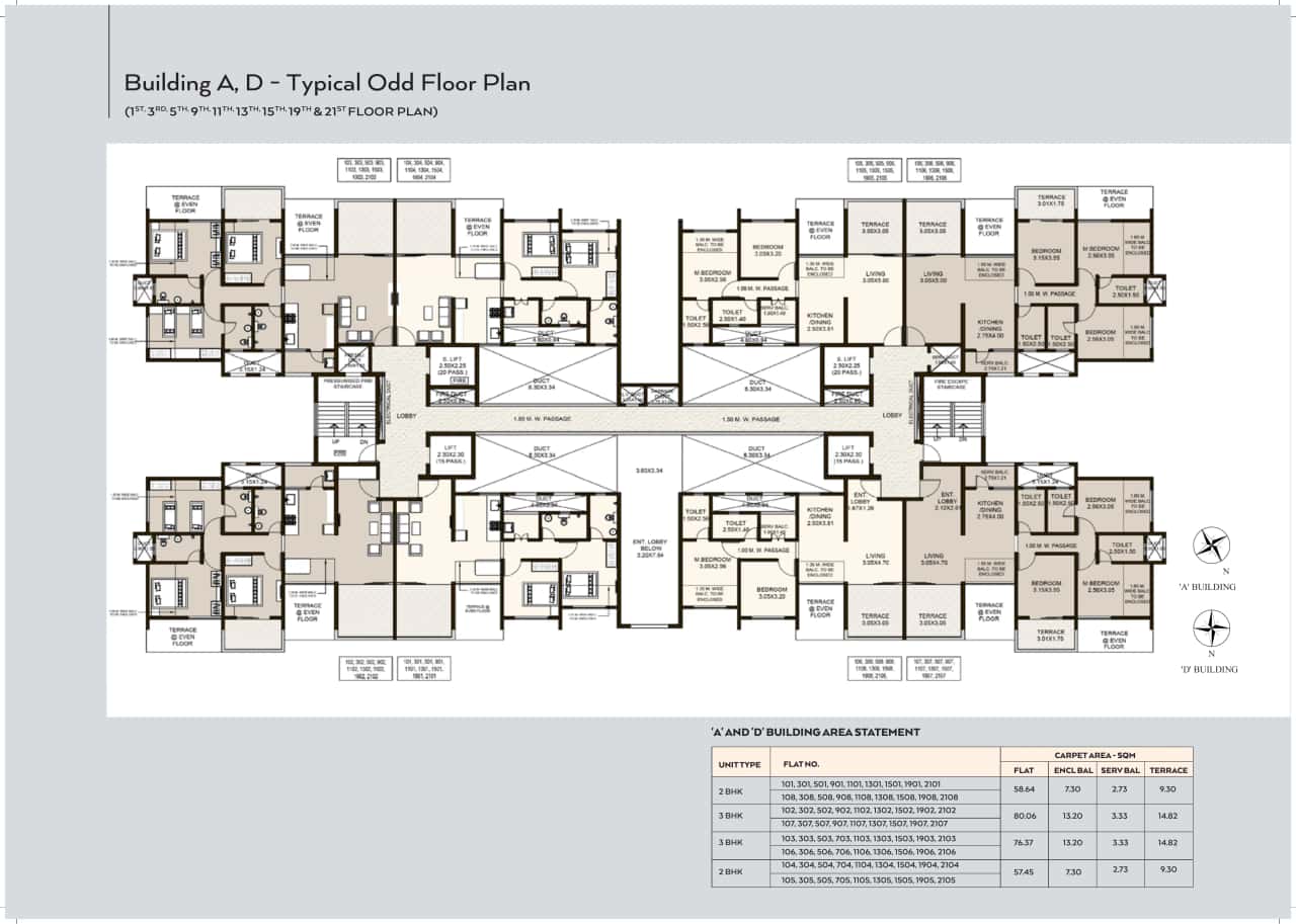 Kolte Patil First Avenue Floor plan 2