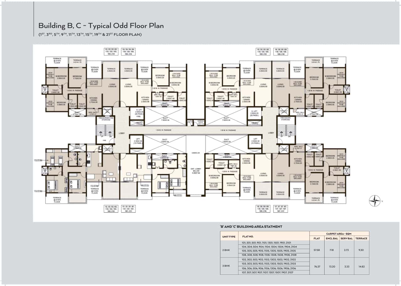 Kolte Patil First Avenue Floor plan 3
