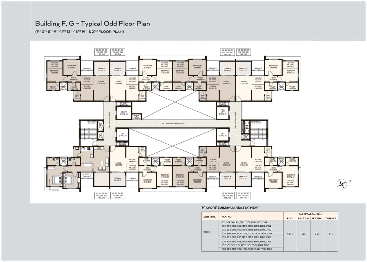 Kolte Patil First Avenue Floor plan 8