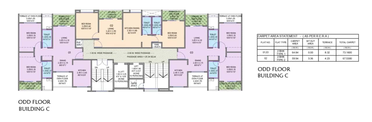 Space 64 Meridien Floor plan 4