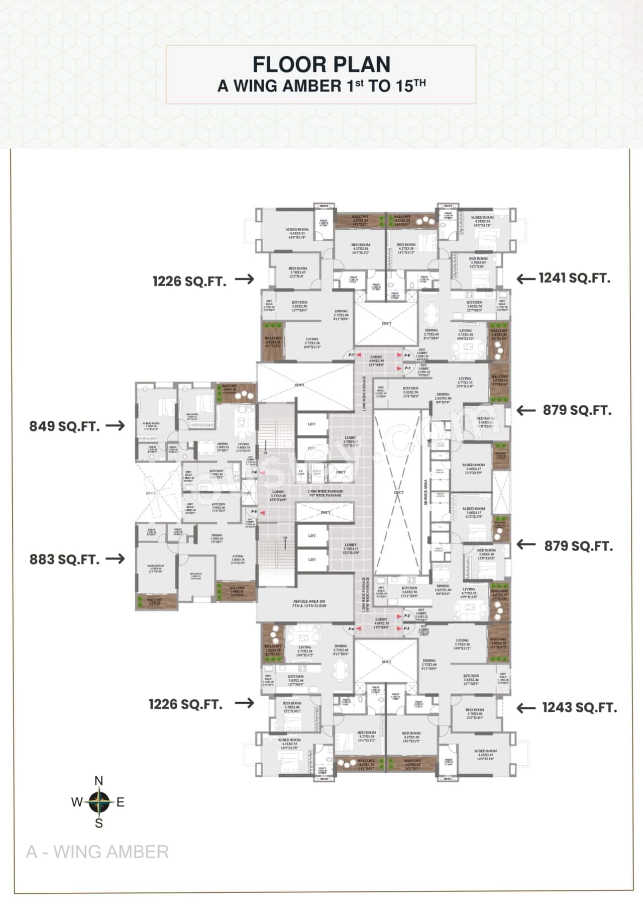 Aaiji Crystal Floor plan 1