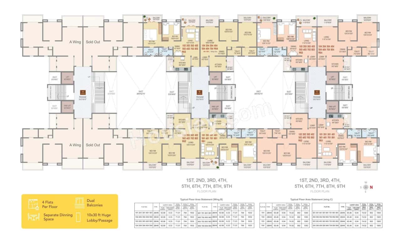 Aaiji Pink City Floor Plan
