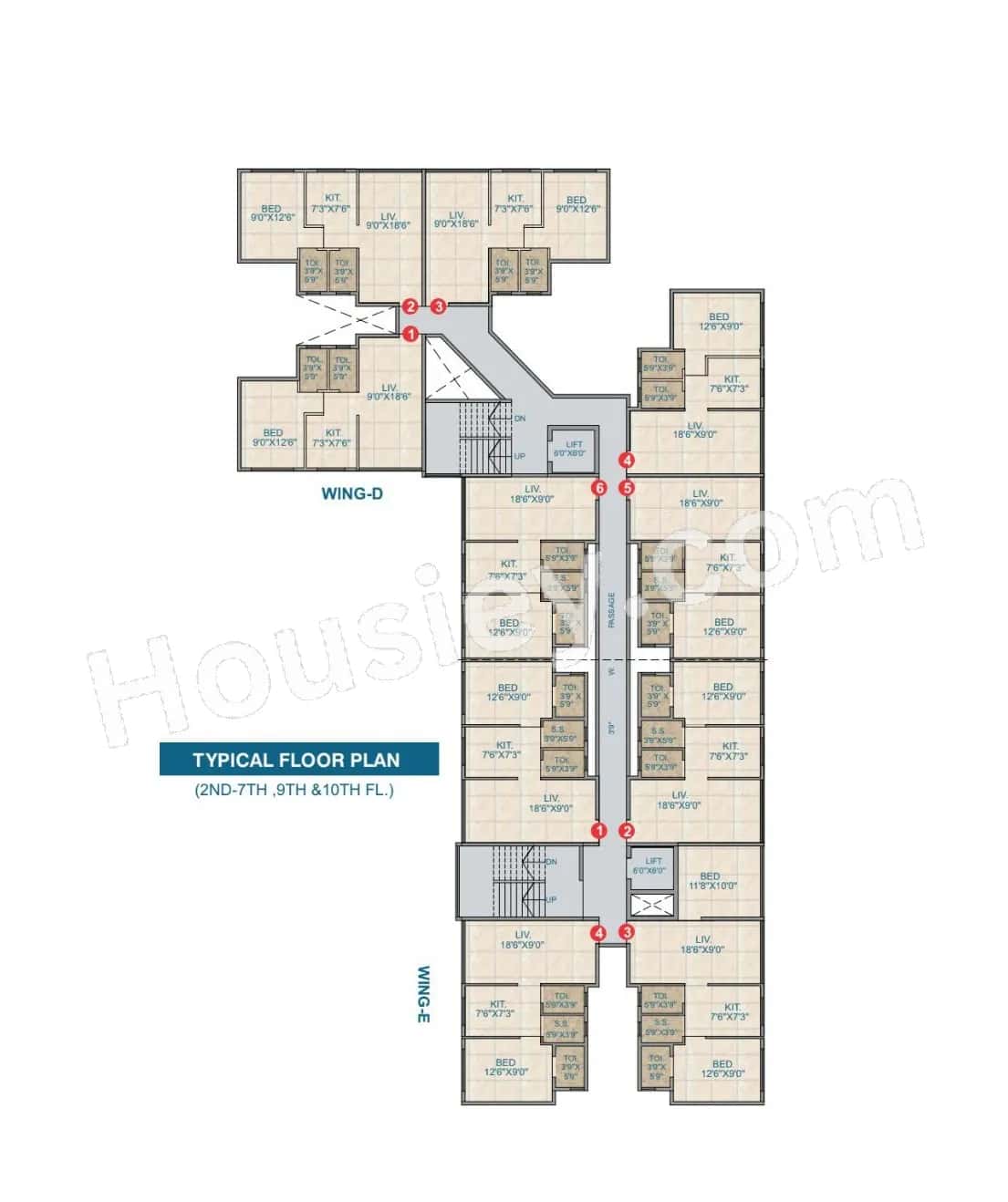 Aar Aar Homes Ramesh Residency Floor plan 3