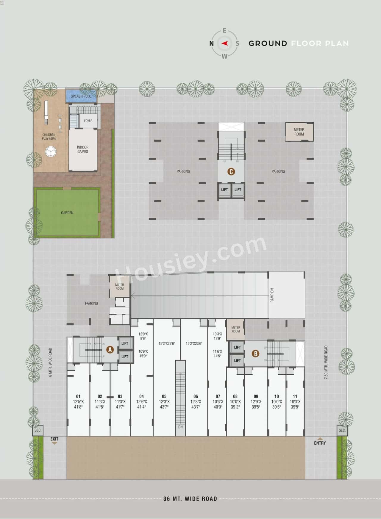 Aaravi 119 Floor plan 1
