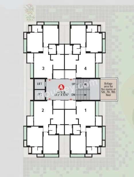 Aaryan Ambience Floor plan 1