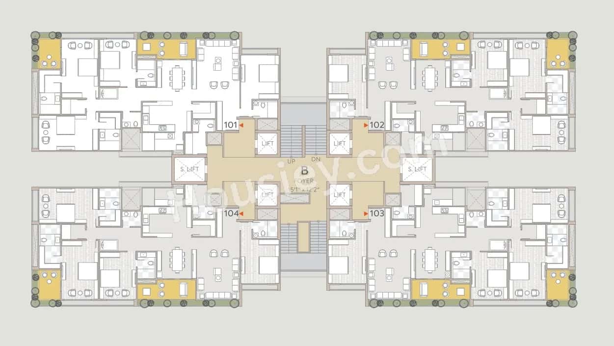 Aaryan Aranyam Floor plan 1