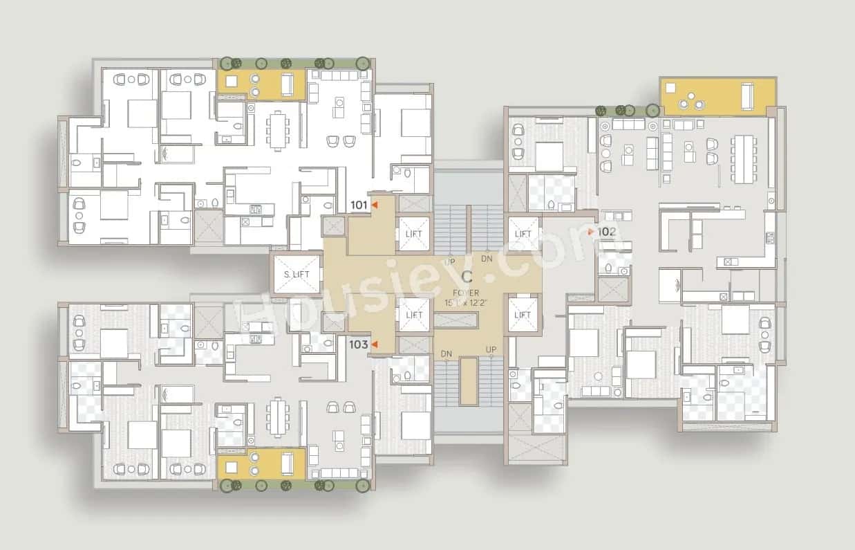 Aaryan Aranyam Floor plan 3