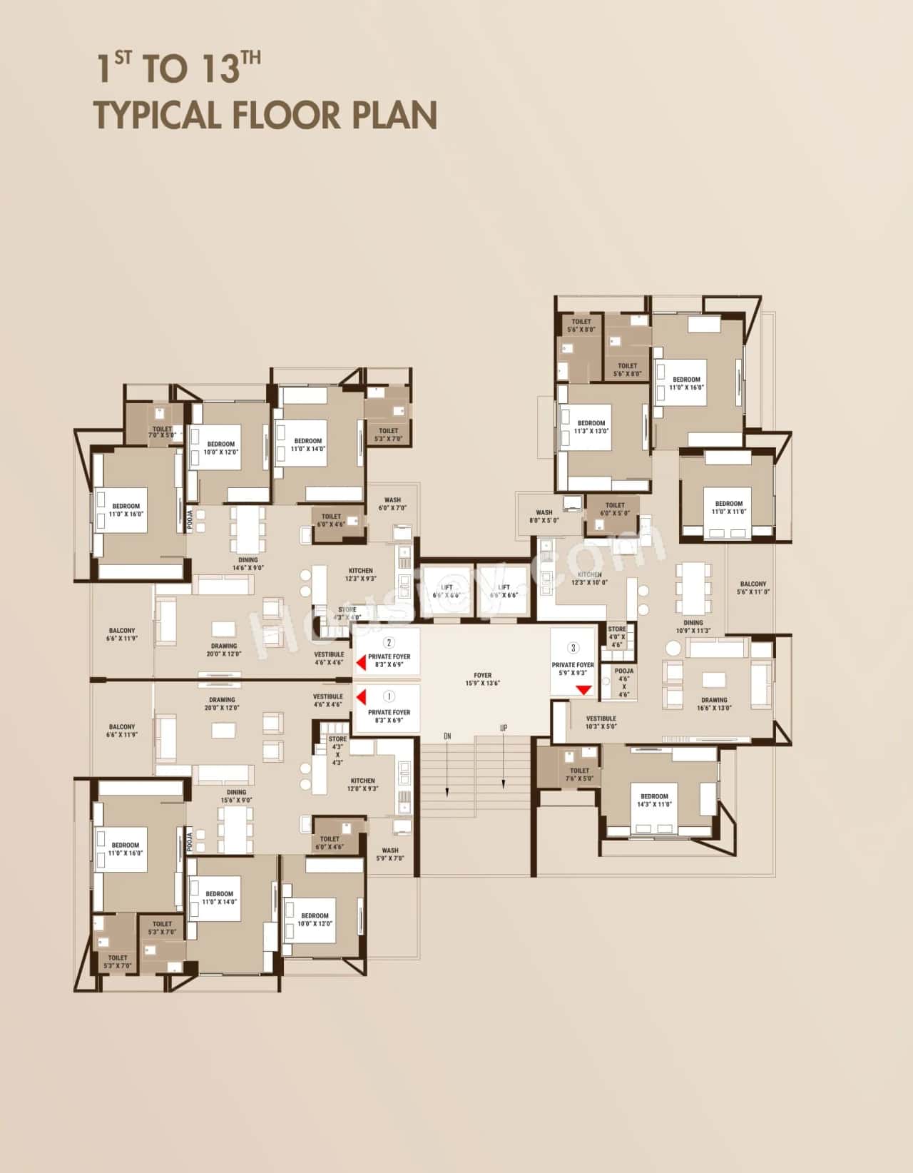 Aaryan Elan Floor Plan