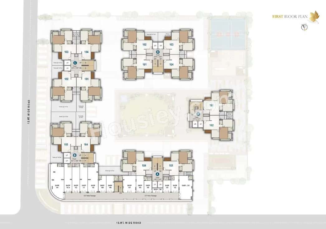 Aashray Aurum Floor plan 2