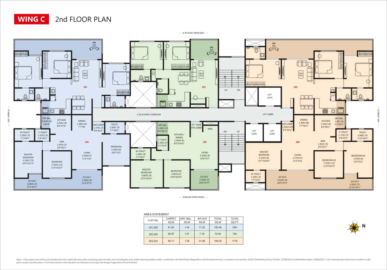 Jhamtani Ace Abode Floor plan 7