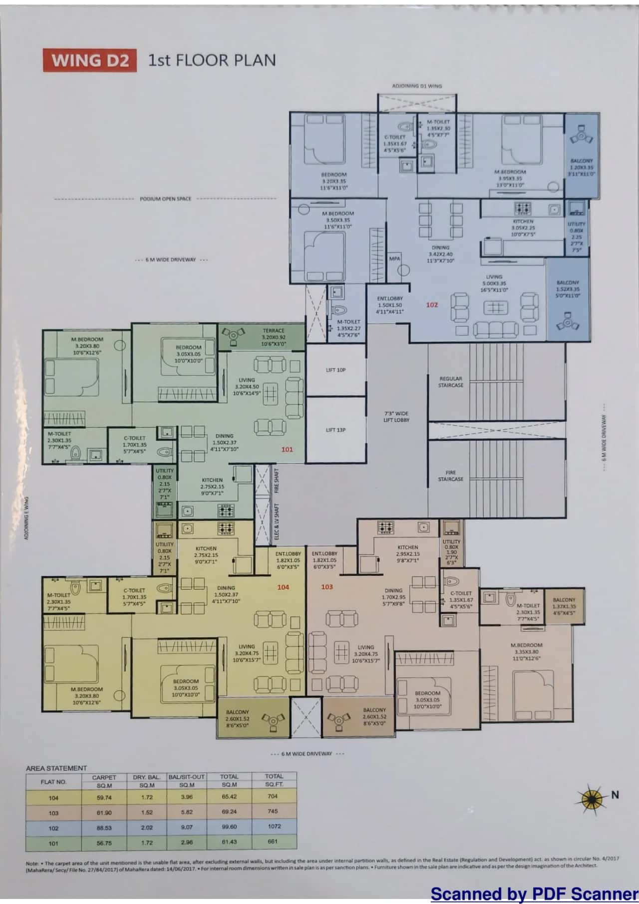 Jhamtani Ace Abode Floor plan 9