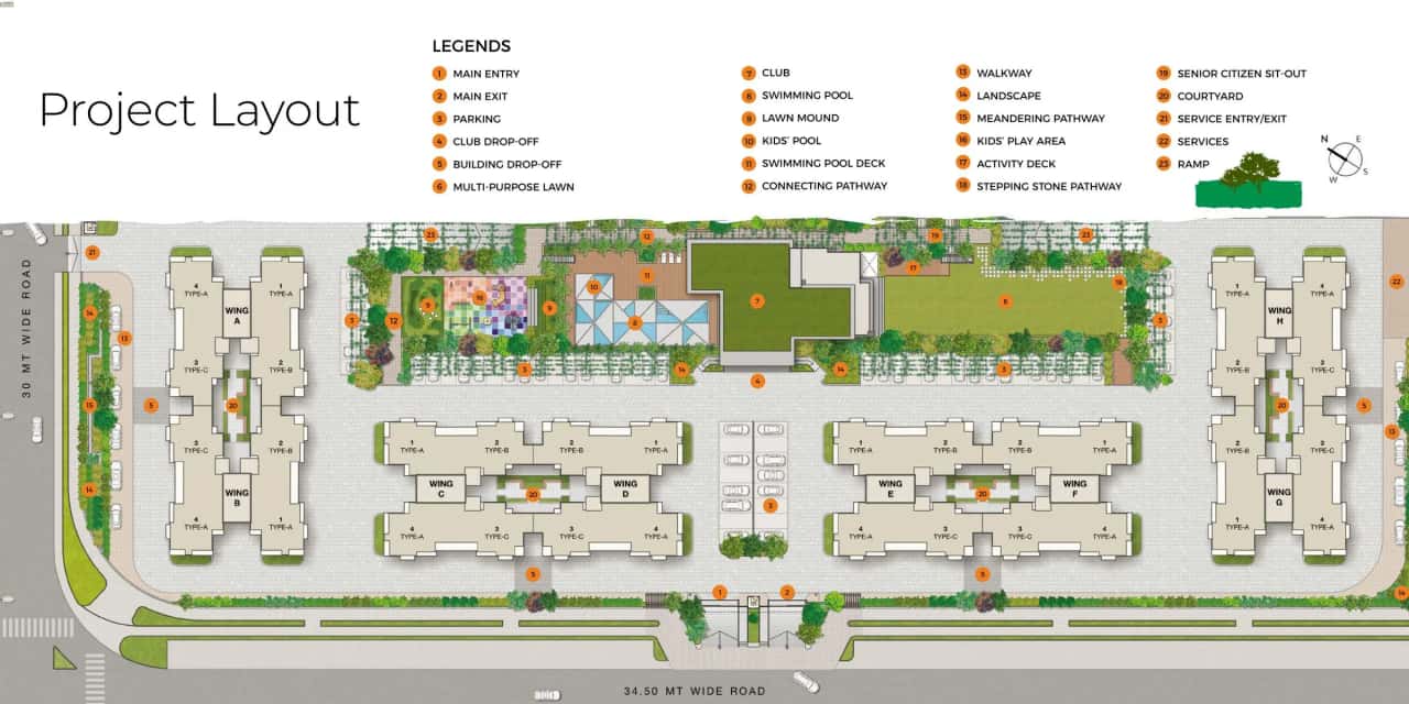 Adani Amogha Floor plan 2