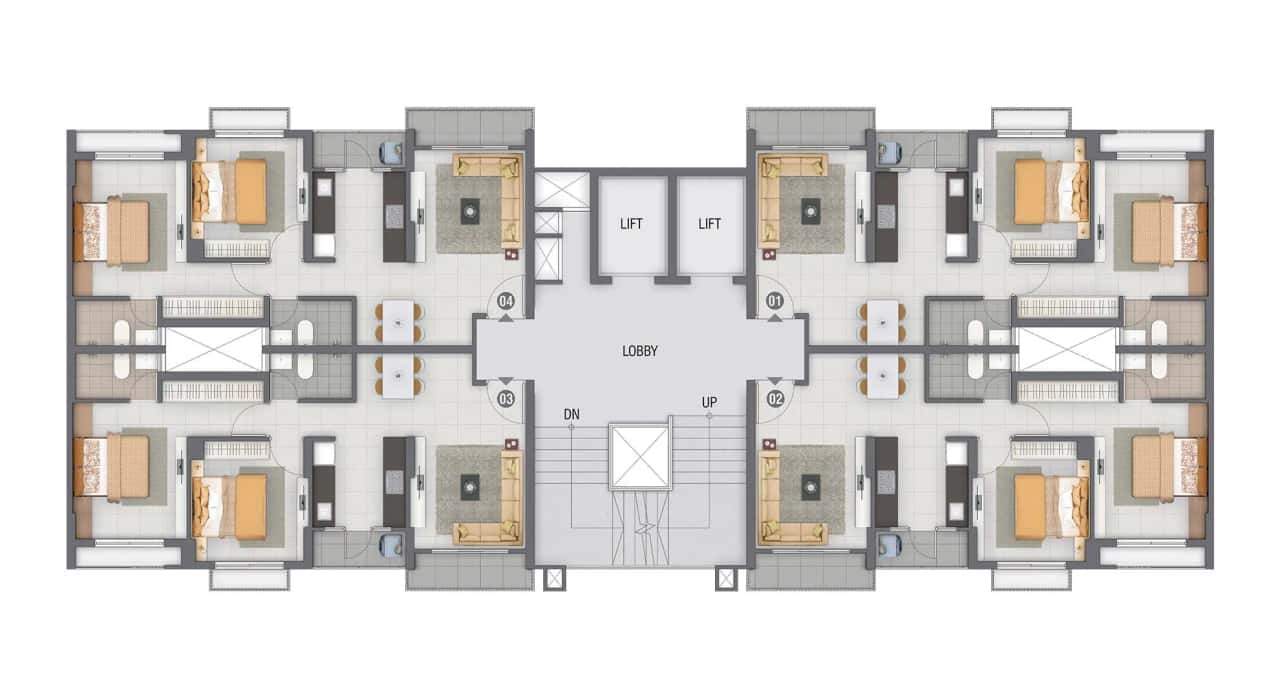 Adani Aster Neo Floor Plan