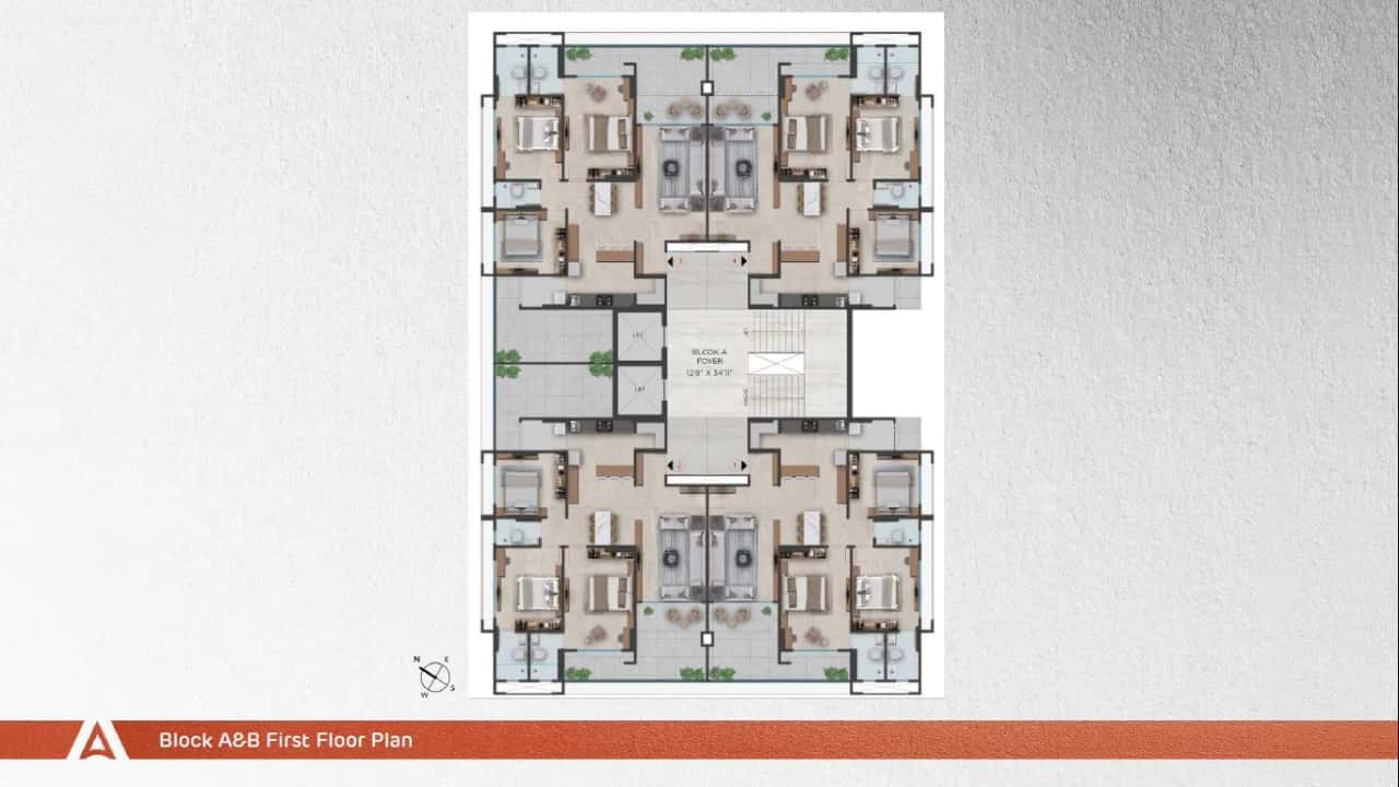 Adani Augusta Floor plan 2