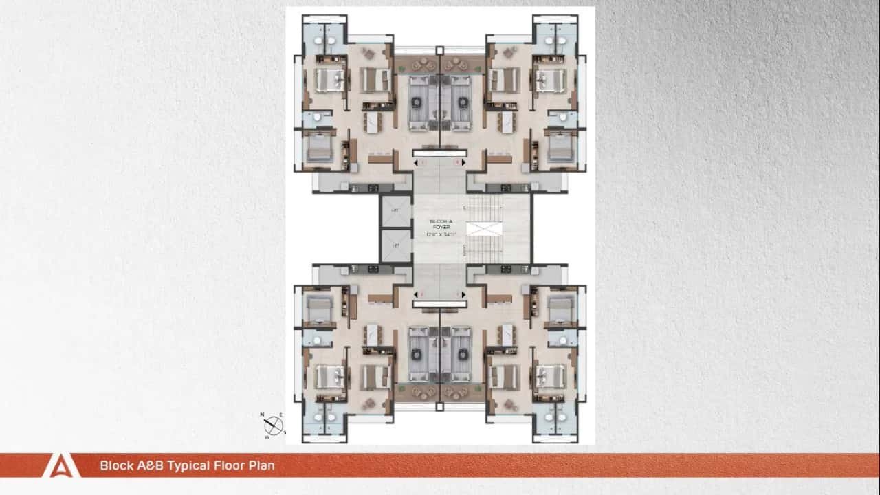 Adani Augusta Floor plan 3