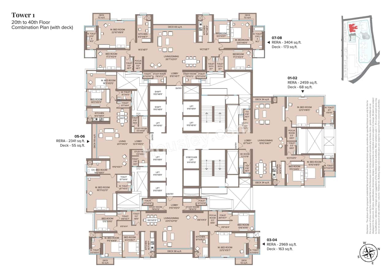 Adani Monte South Floor plan 2