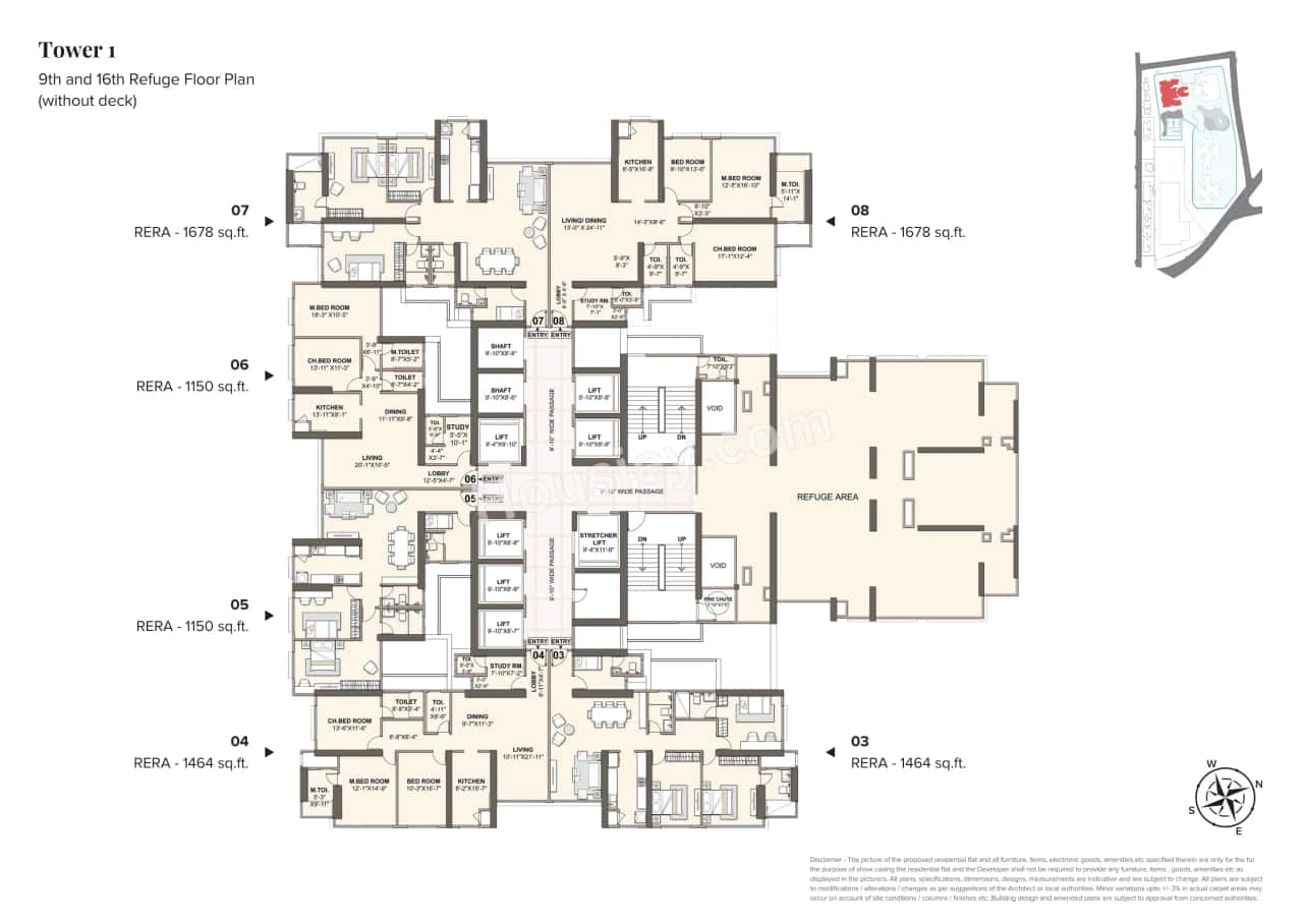 Adani Monte South Floor plan 3