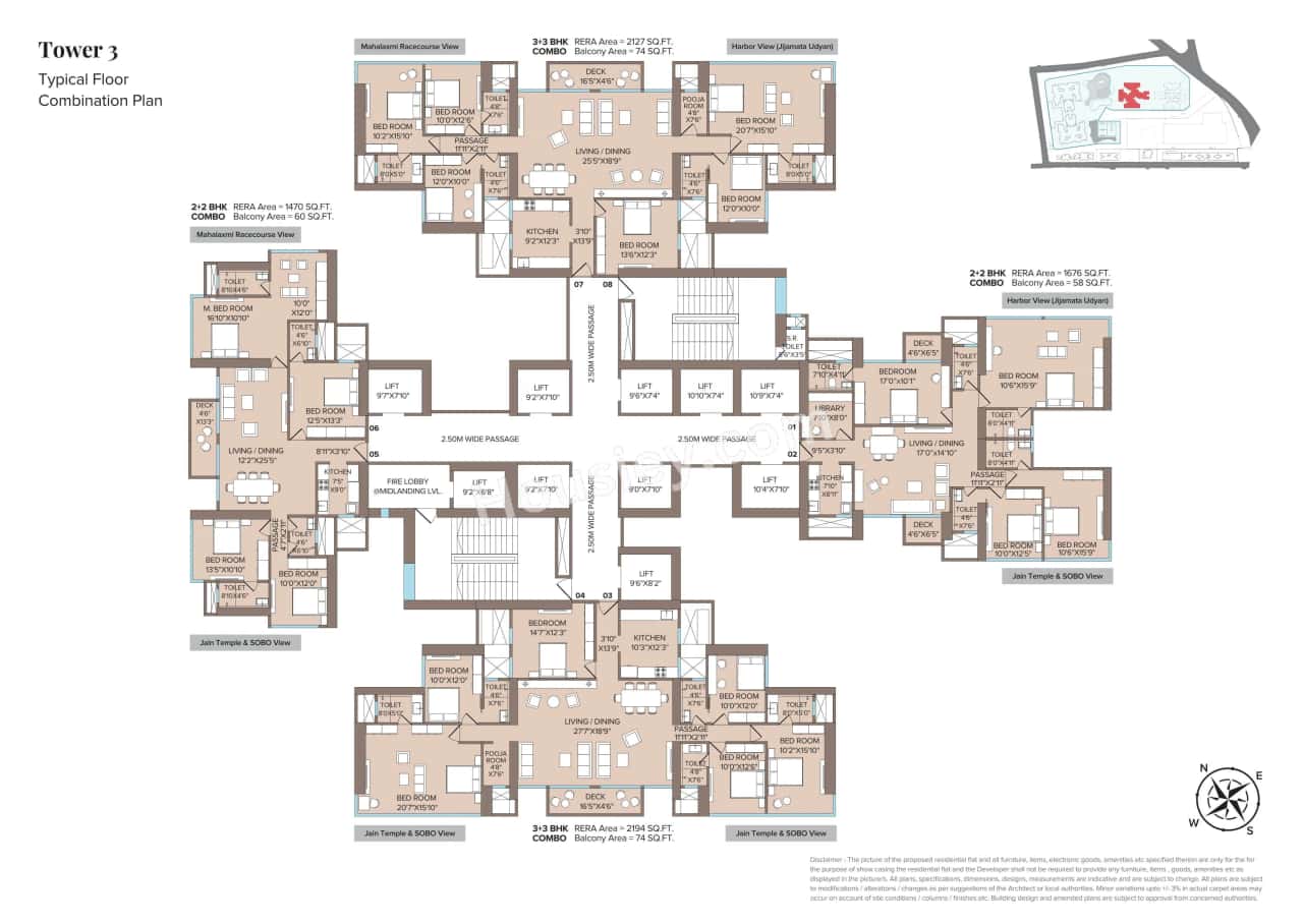 Adani Monte South Floor plan 15