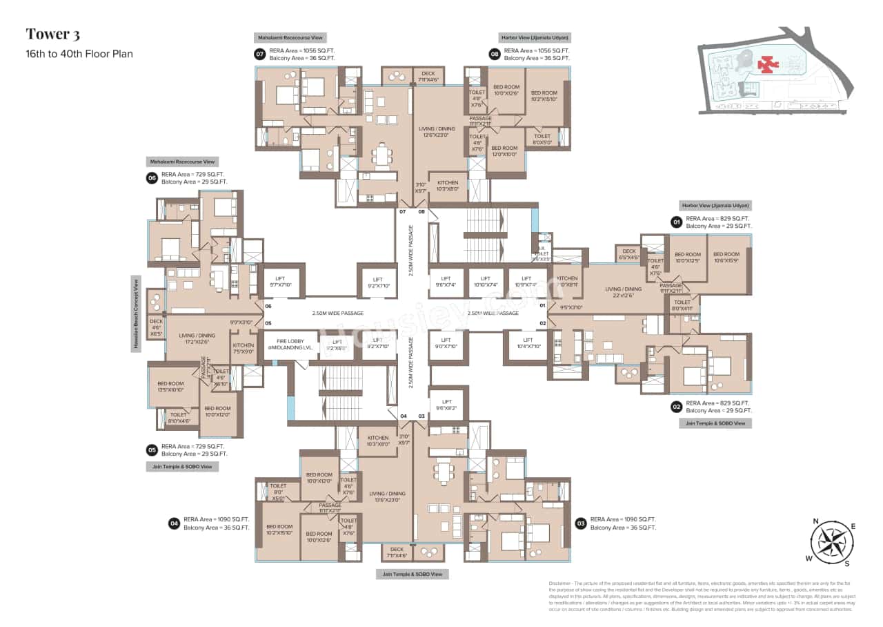 Adani Monte South Floor plan 16