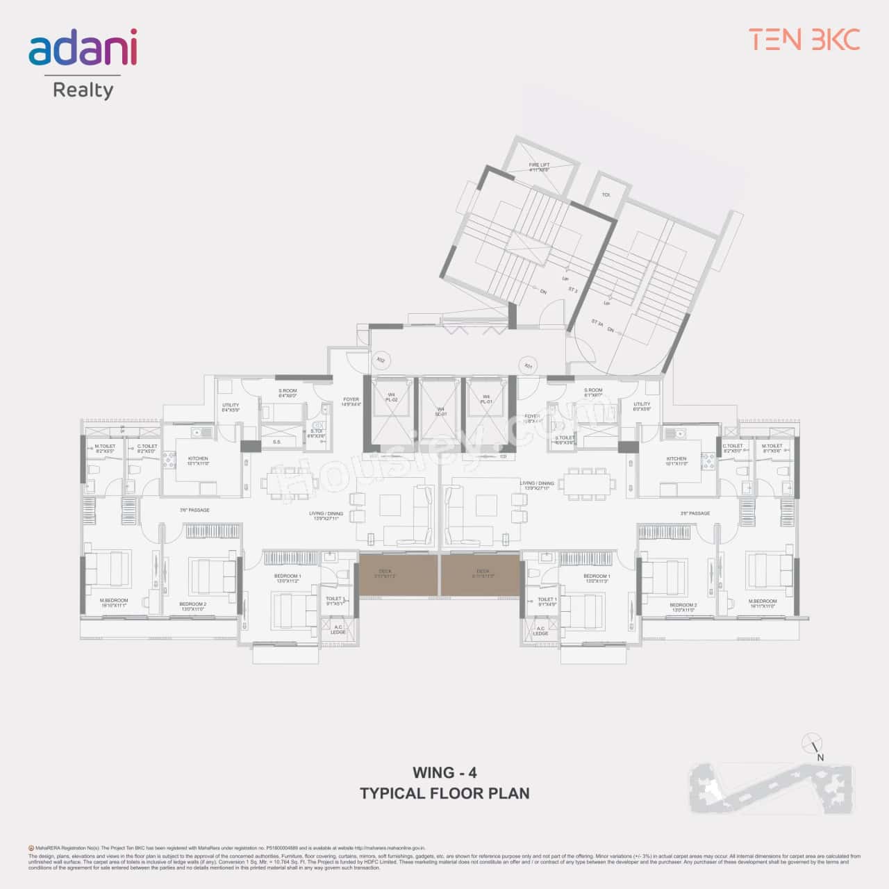 Adani Ten BKC Floor plan 5