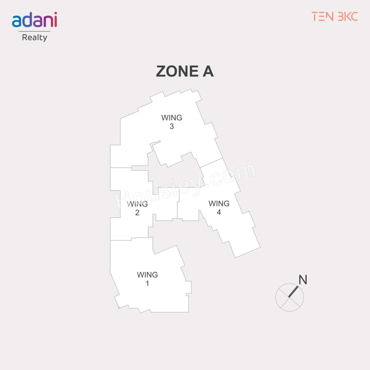 Adani Ten BKC Floor plan 15