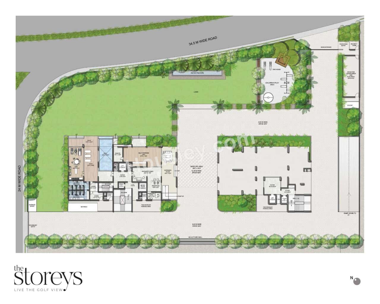 Adani The Storeys Master Plan