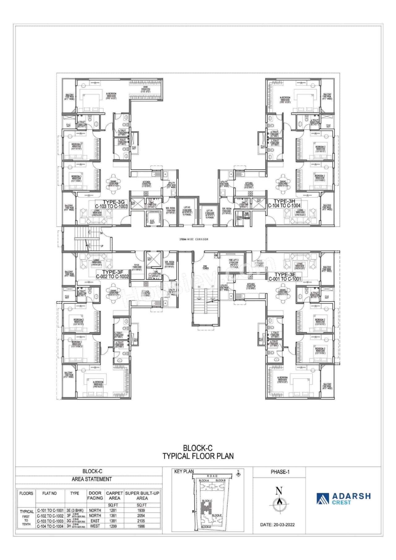 Adarsh Crest Floor plan 5