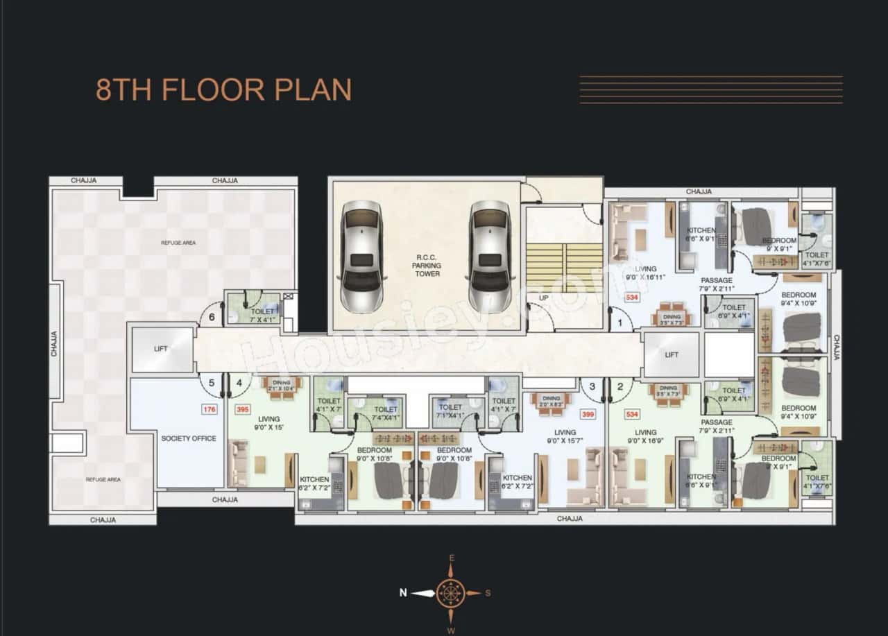 Adityaraj Fortune Floor plan 1