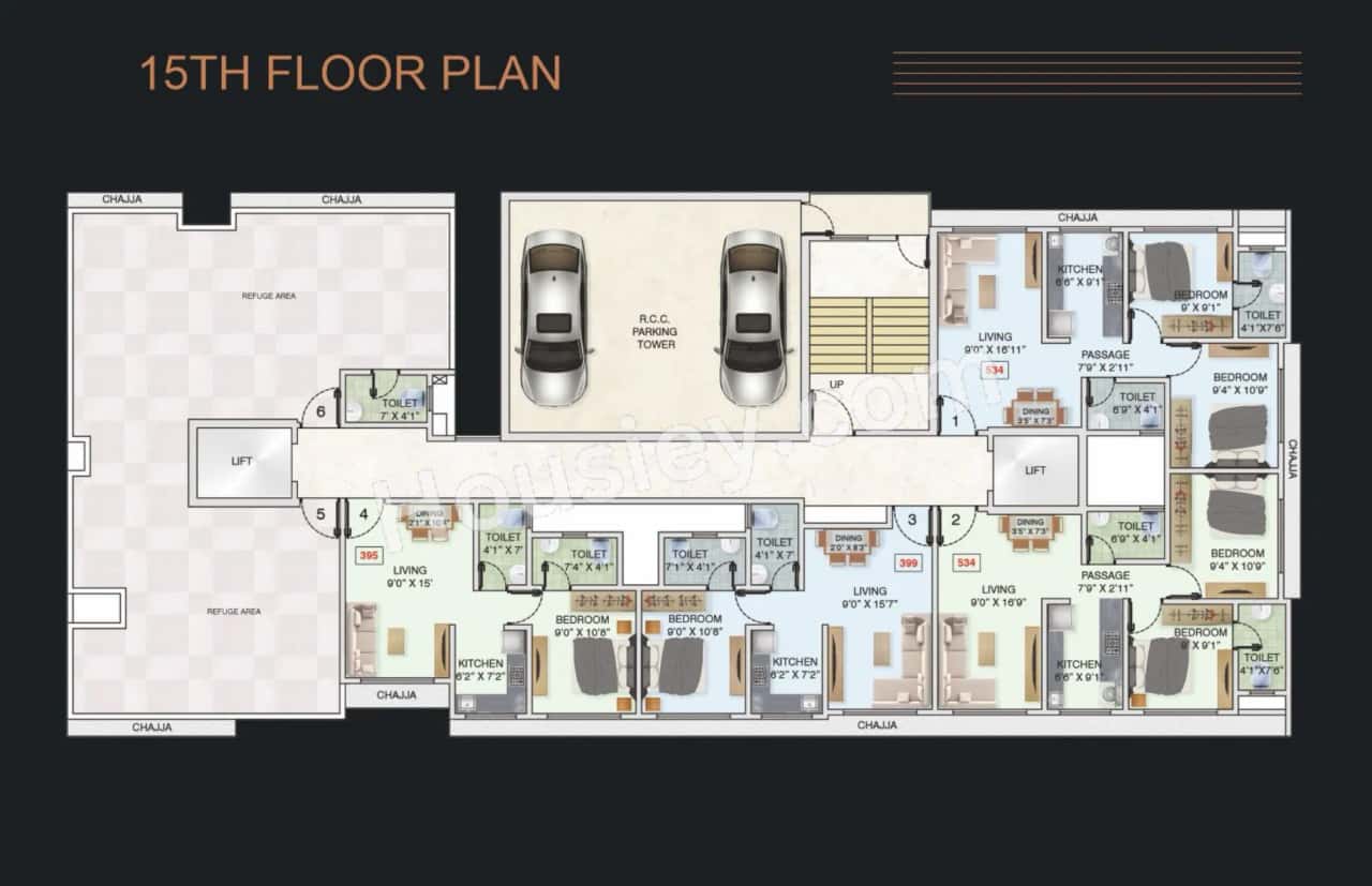 Adityaraj Fortune Floor plan 3