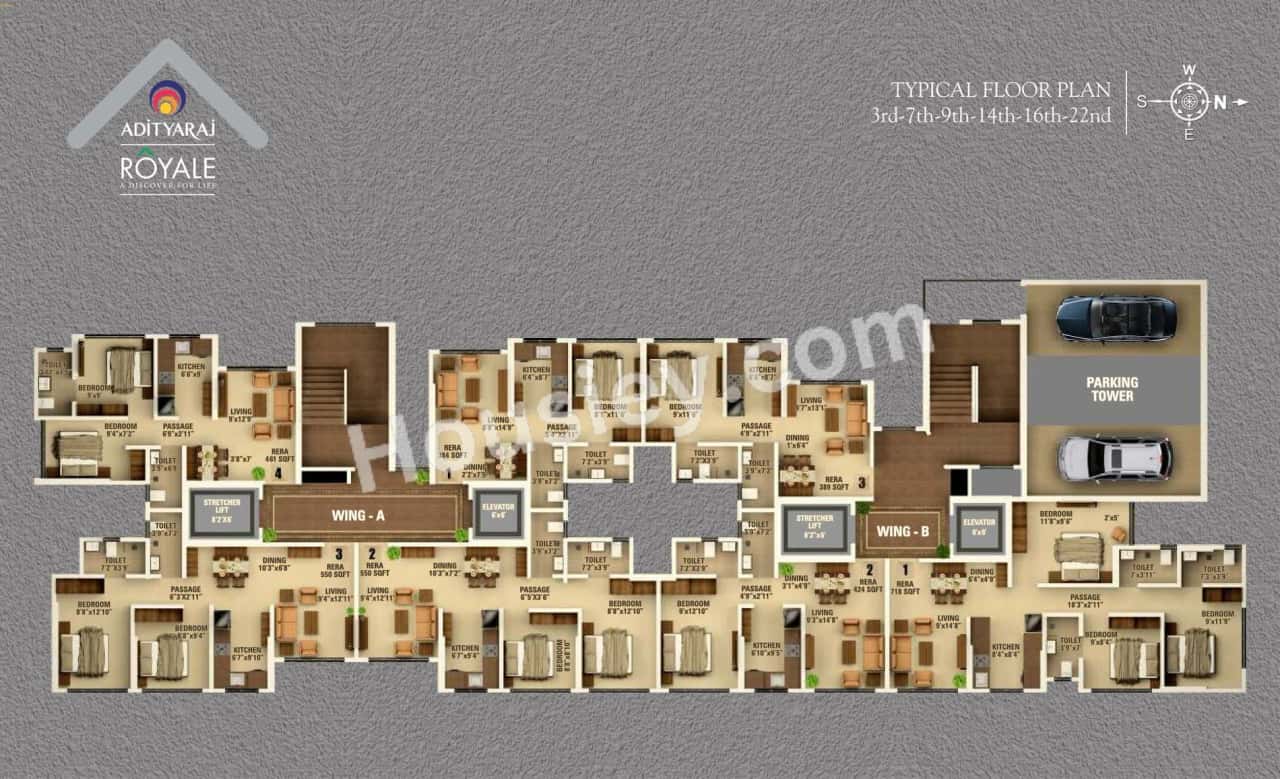 Adityaraj Royale Floor plan 5