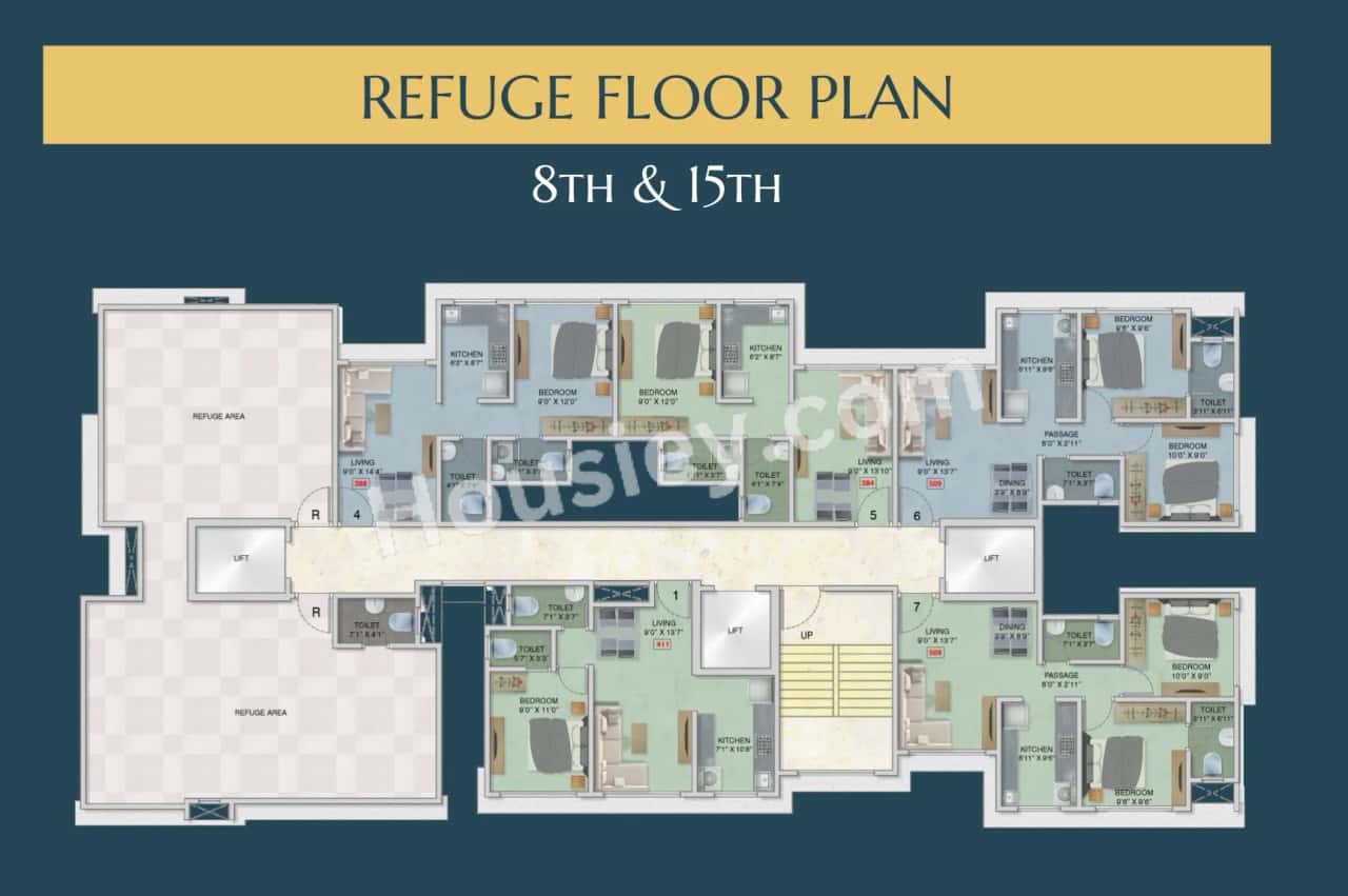Adityaraj Shanti Sadan Floor plan 2