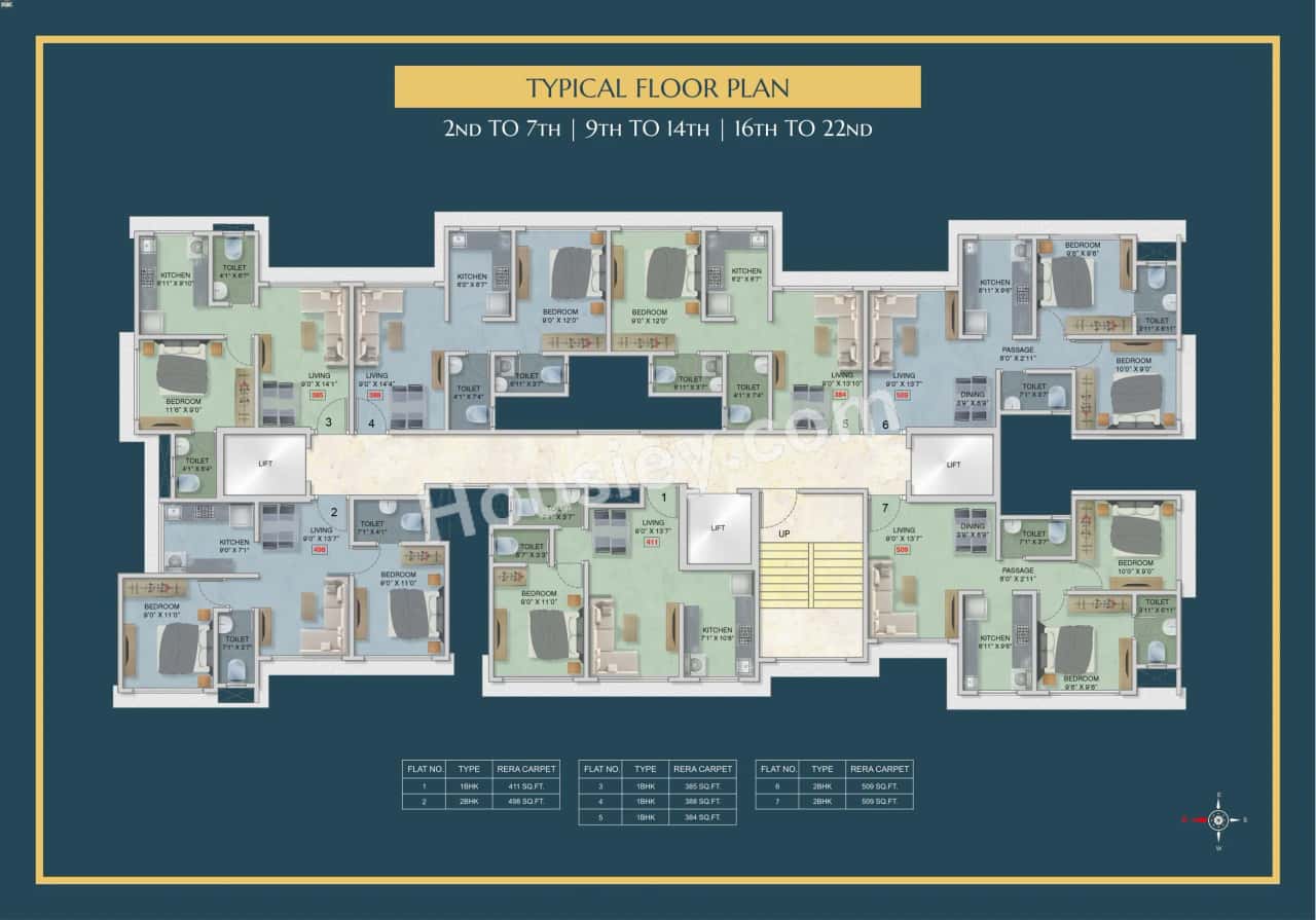 Adityaraj Shanti Sadan Floor plan 4