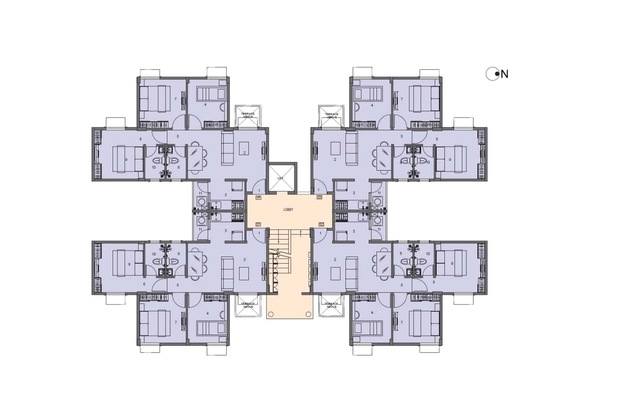 Peninsula AddressOne Floor Plan