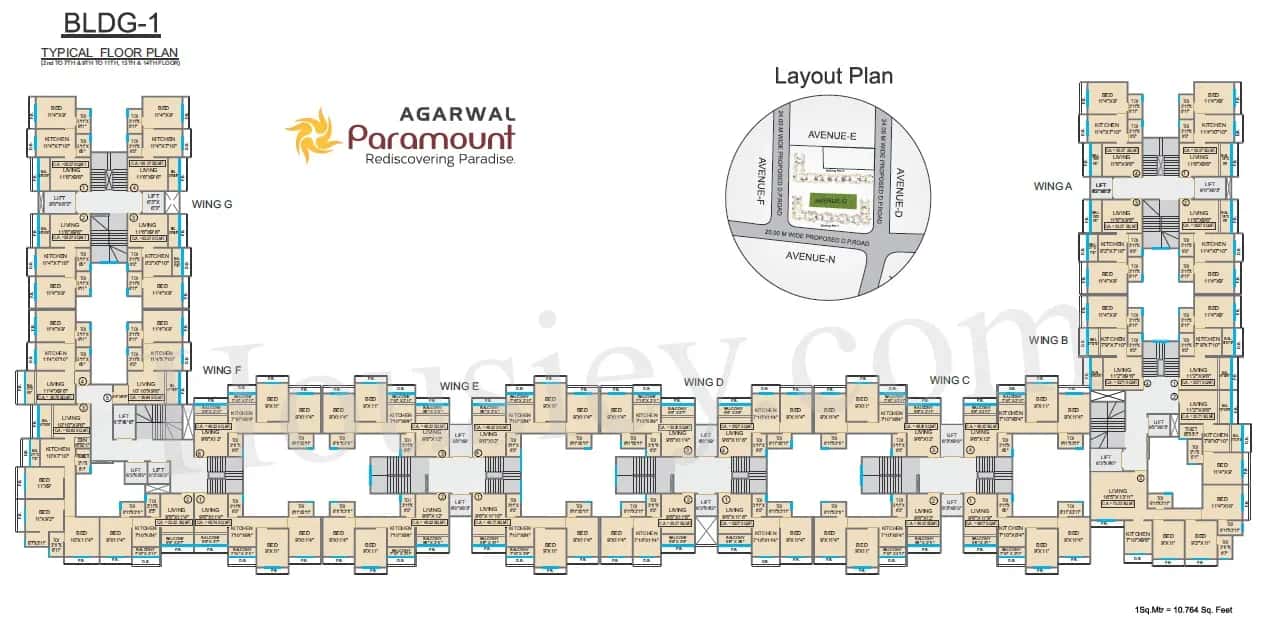 Agarwal Paramount Floor plan 2