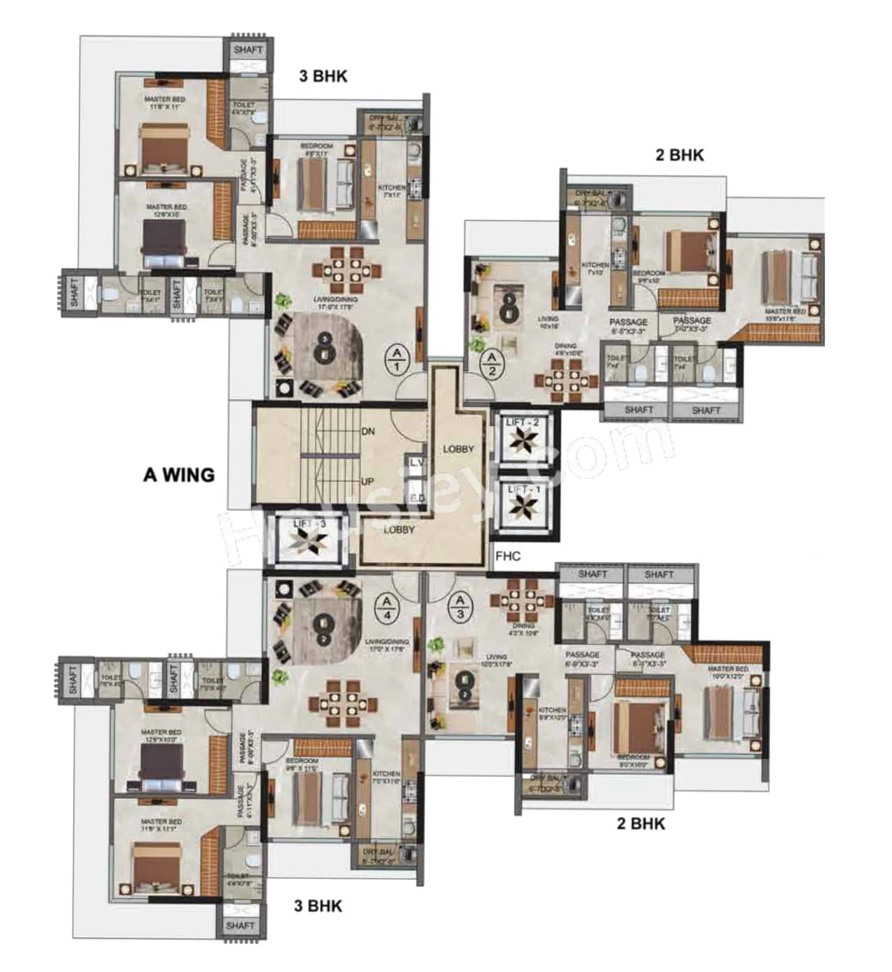 Agarwal Florence Floor plan 1
