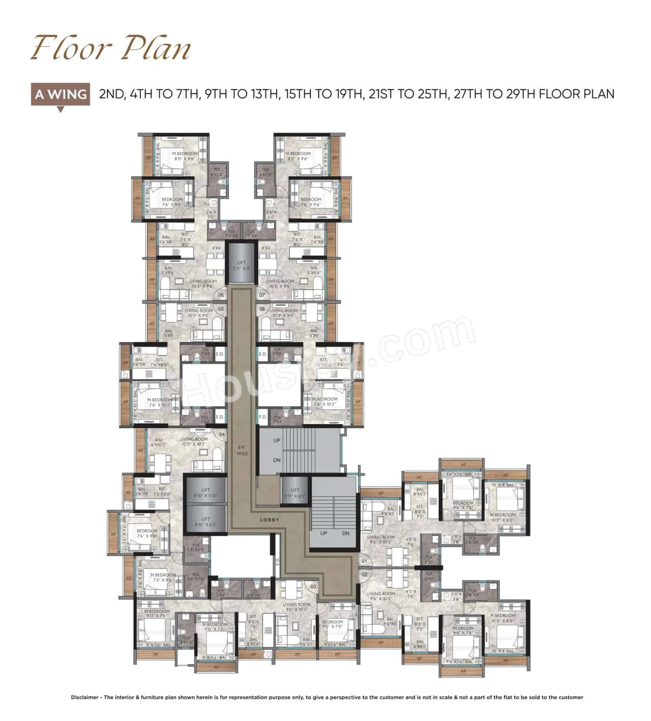 Agarwal Sky Heights Floor plan 2