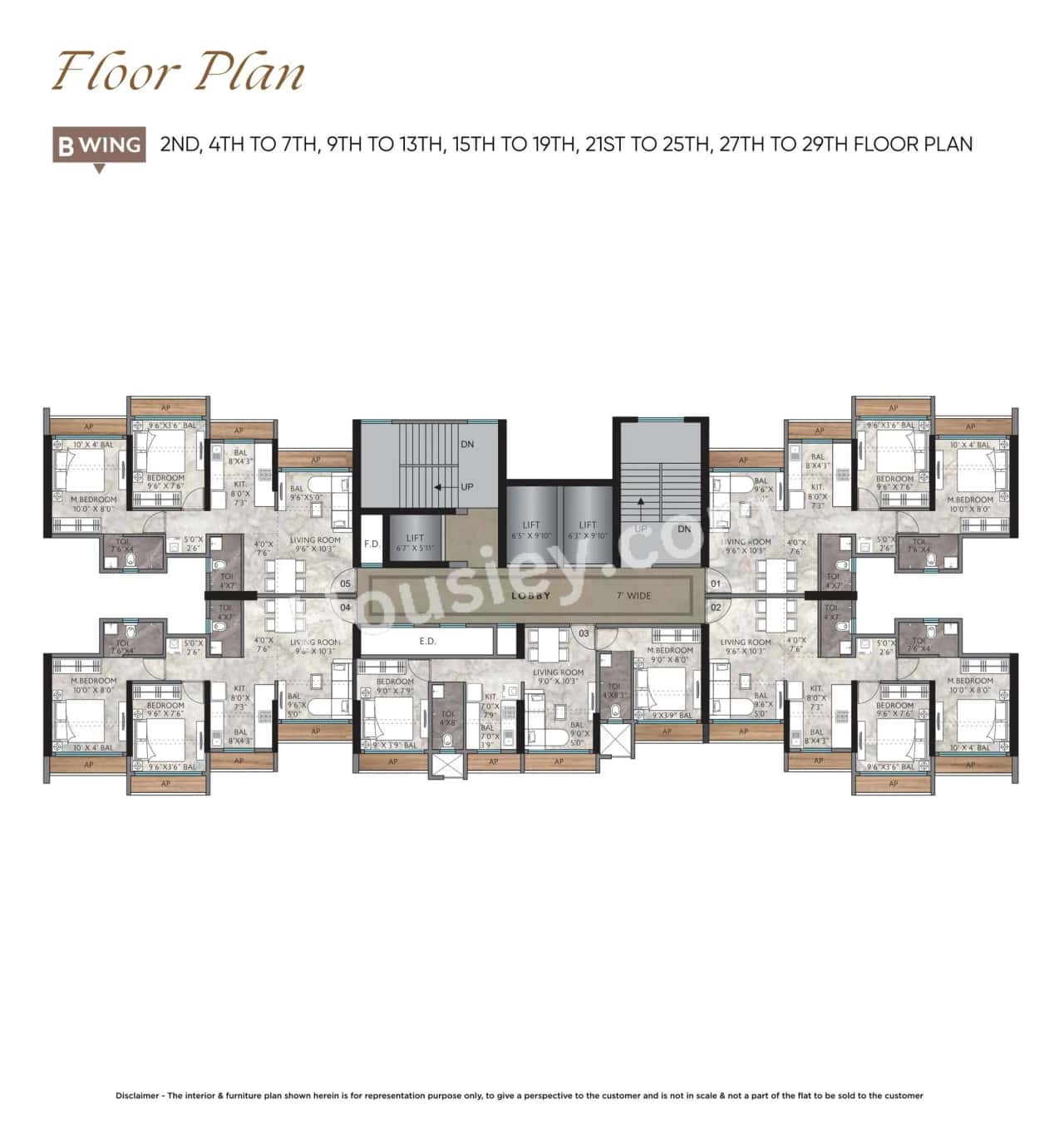 Agarwal Sky Heights Floor plan 1