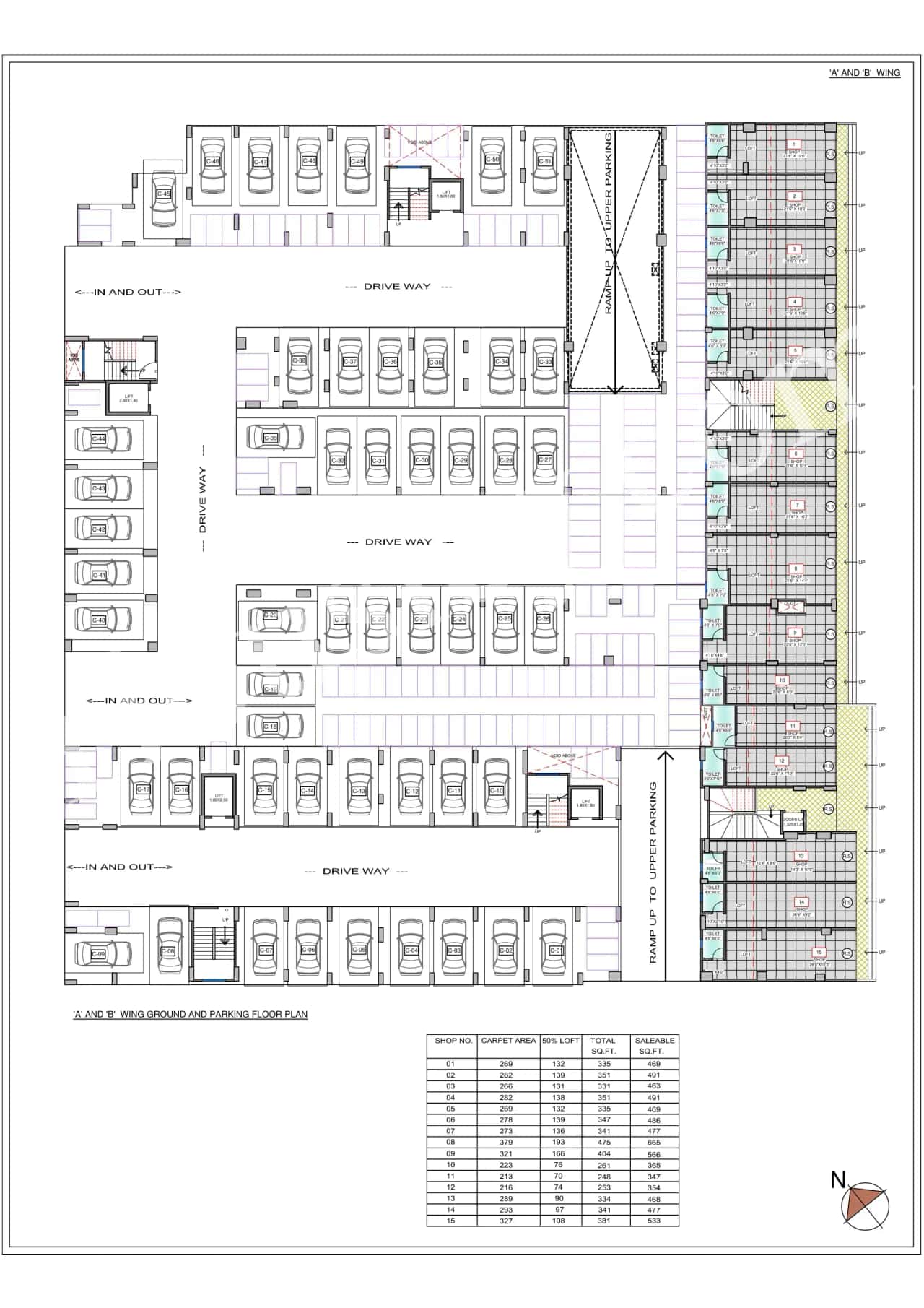 Ajit Periwinkle Floor plan 1