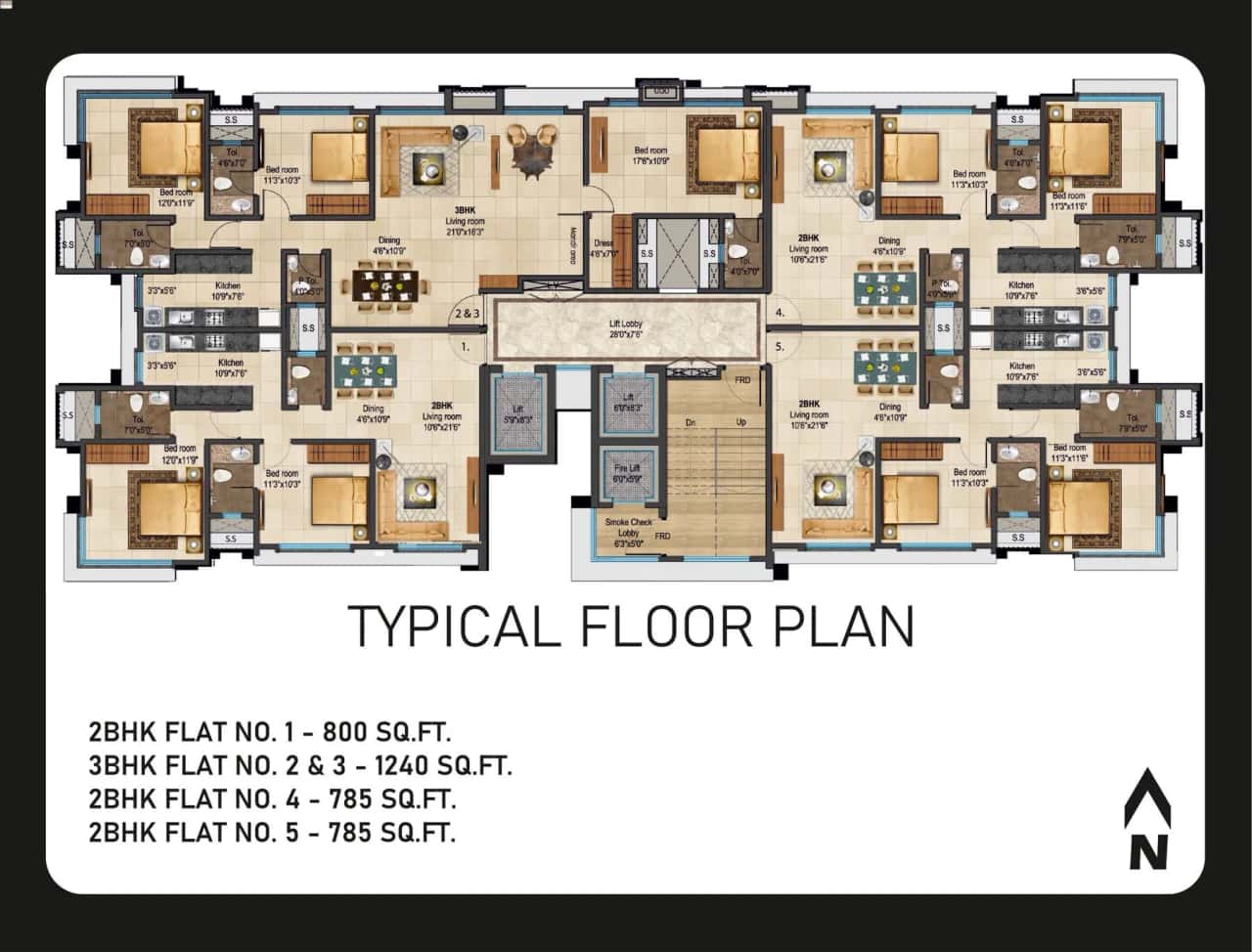 Ajmera Manor Floor plan 1