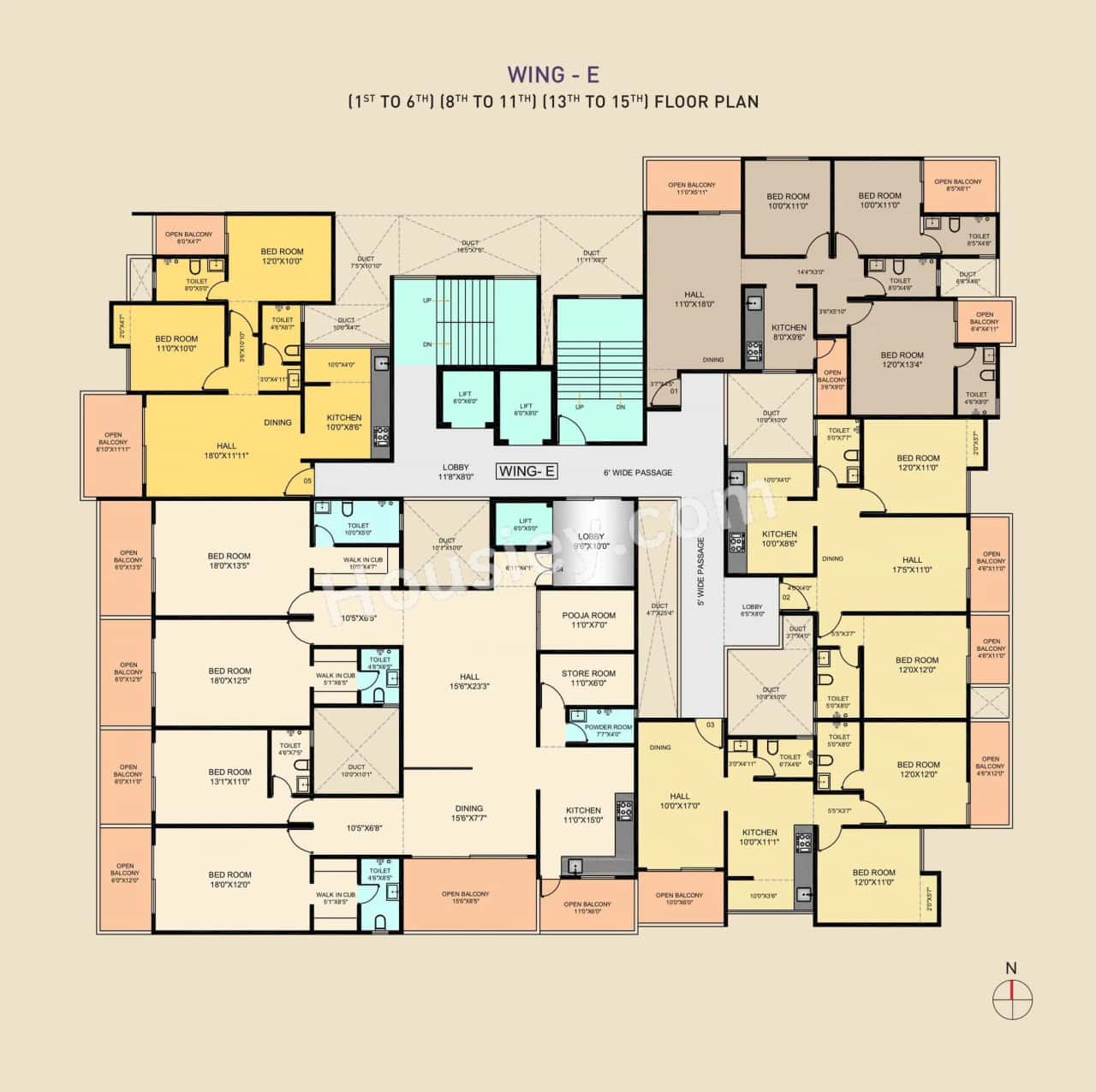Akshar Altorios 2O Floor plan 1