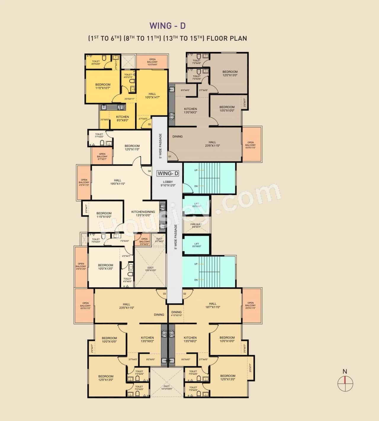 Akshar Altorios 2O Floor plan 2