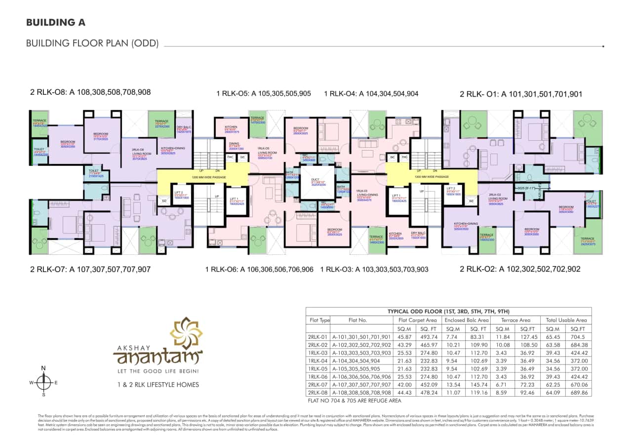 Sneh Akshay Anantam Floor plan 1