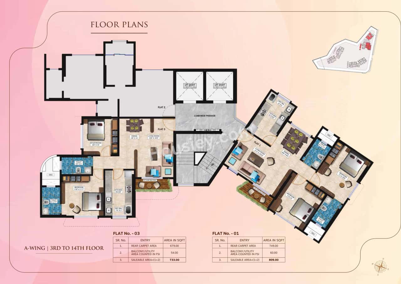 Alag Endeavour Floor plan 1