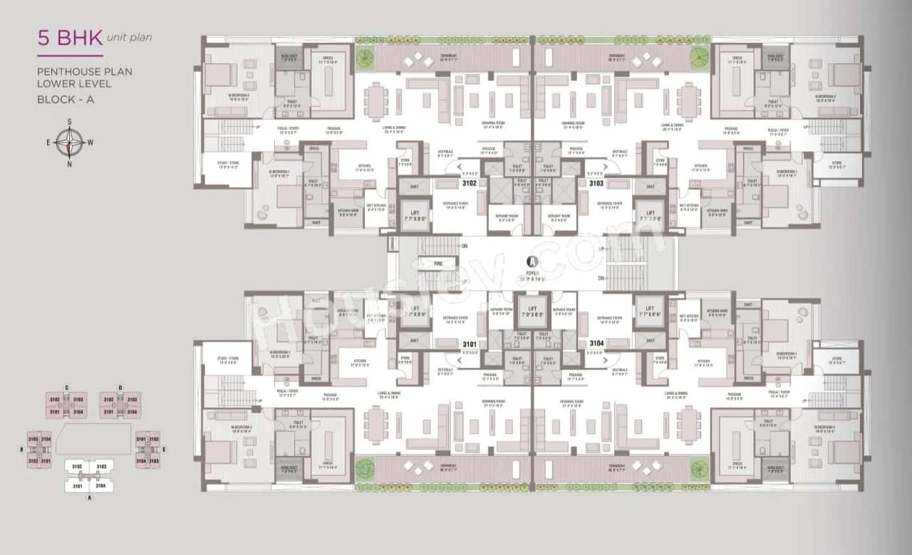Anamika High Point Floor plan 1
