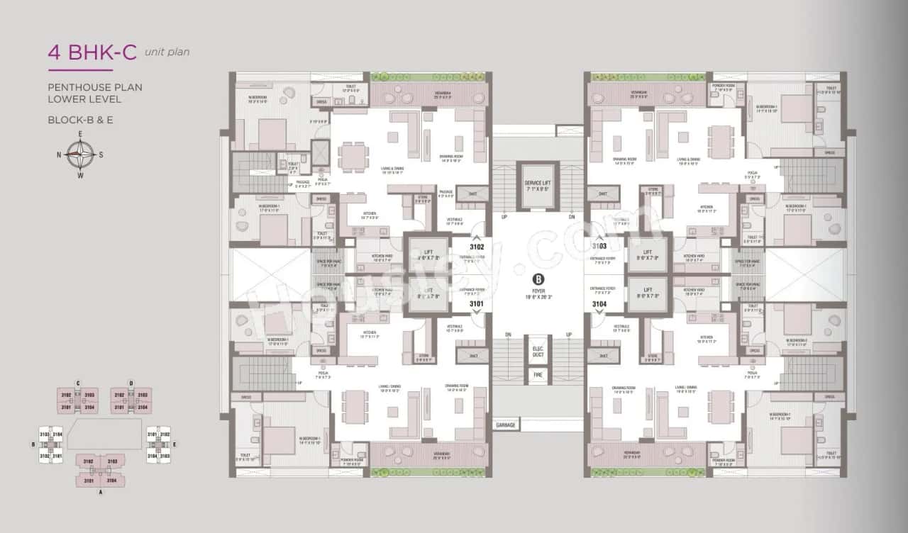 Anamika High Point Floor plan 4