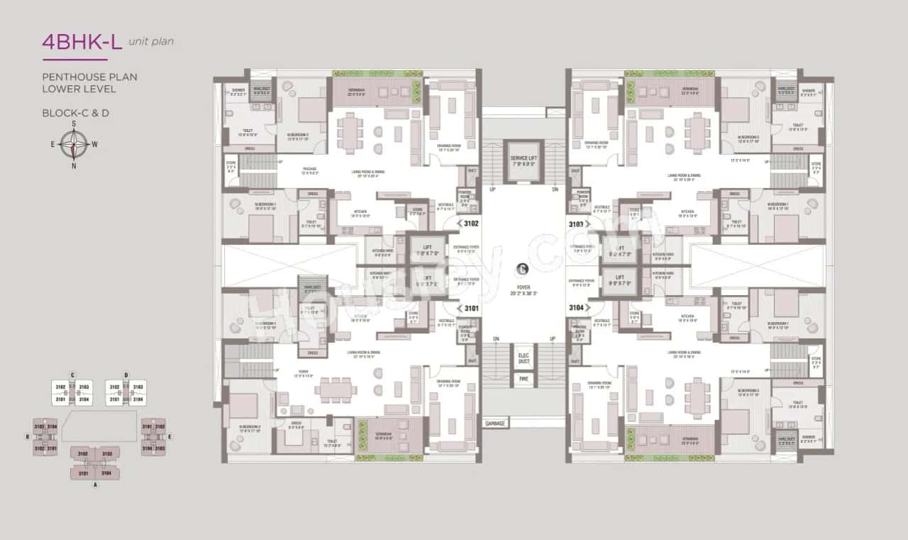 Anamika High Point Floor plan 8