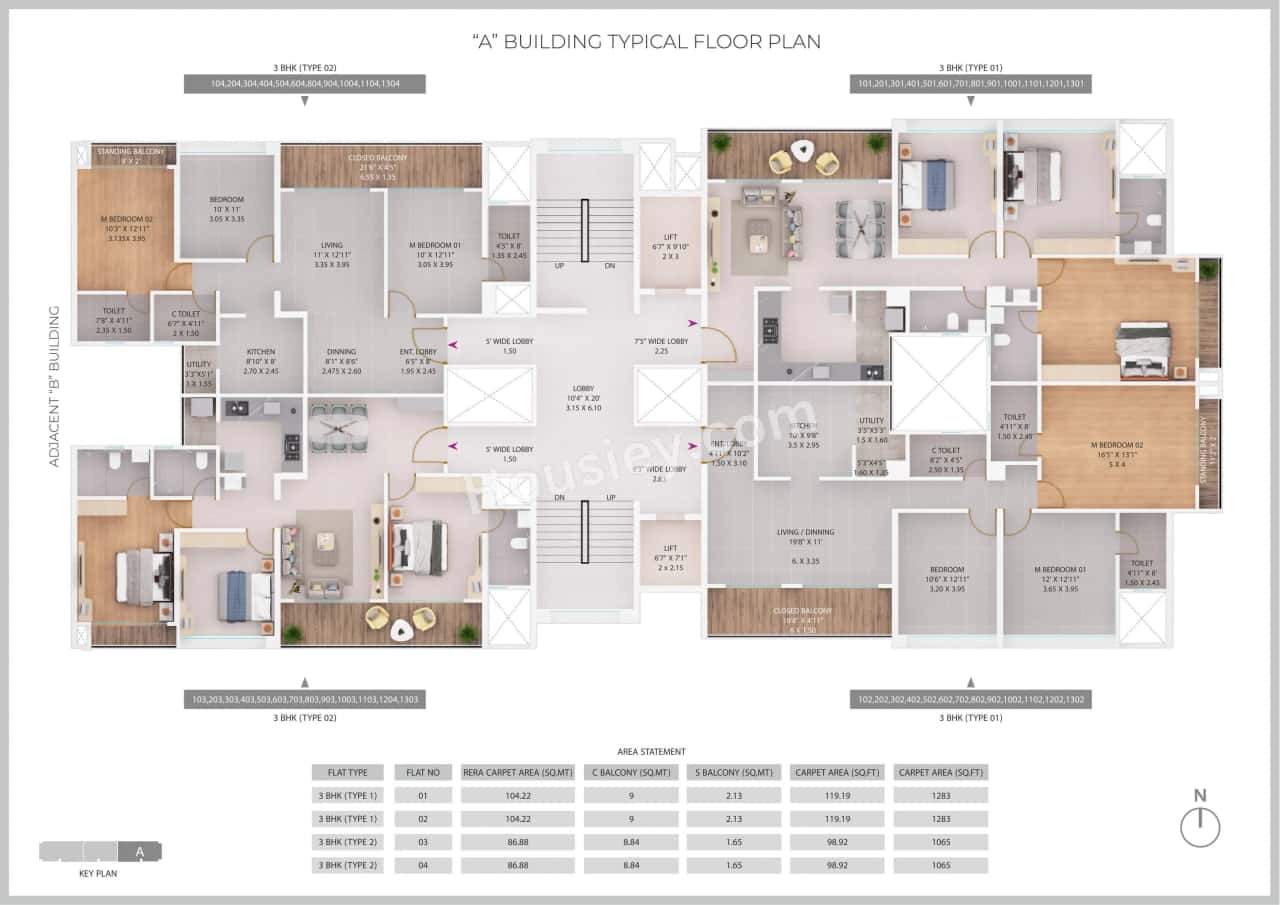 Anandtara IRIS Residences Floor plan 2
