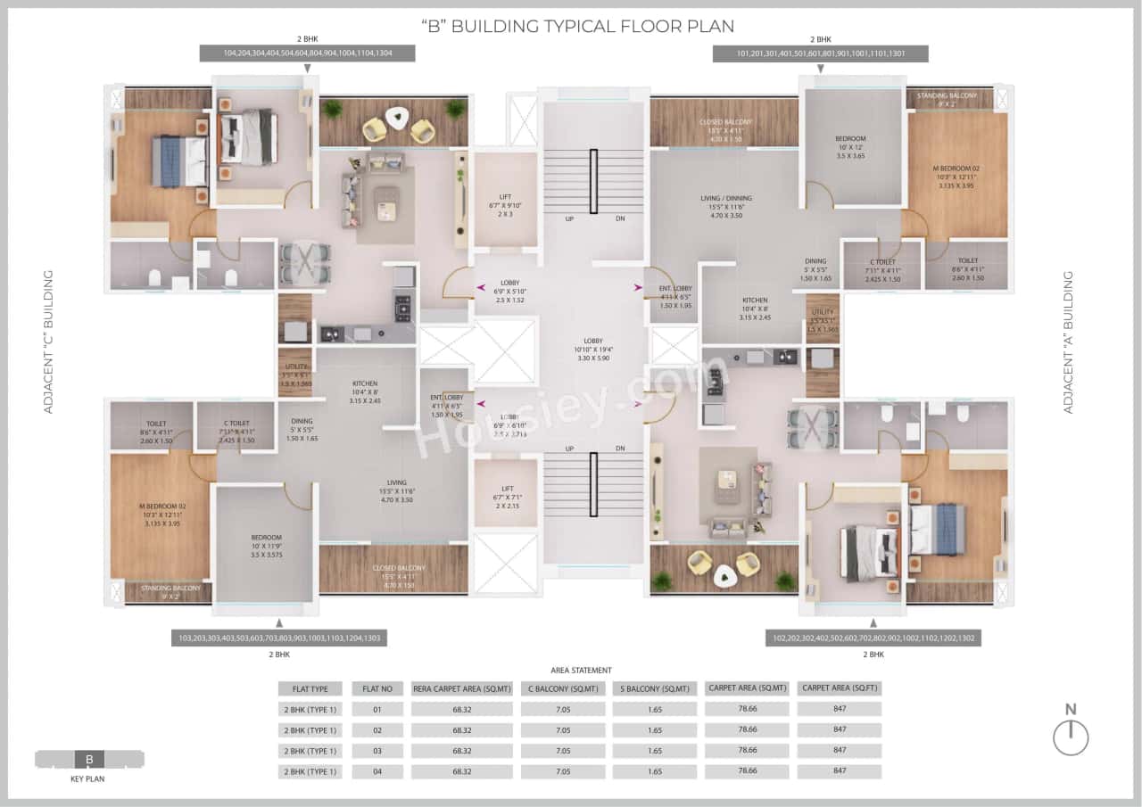 Anandtara IRIS Residences Floor plan 1