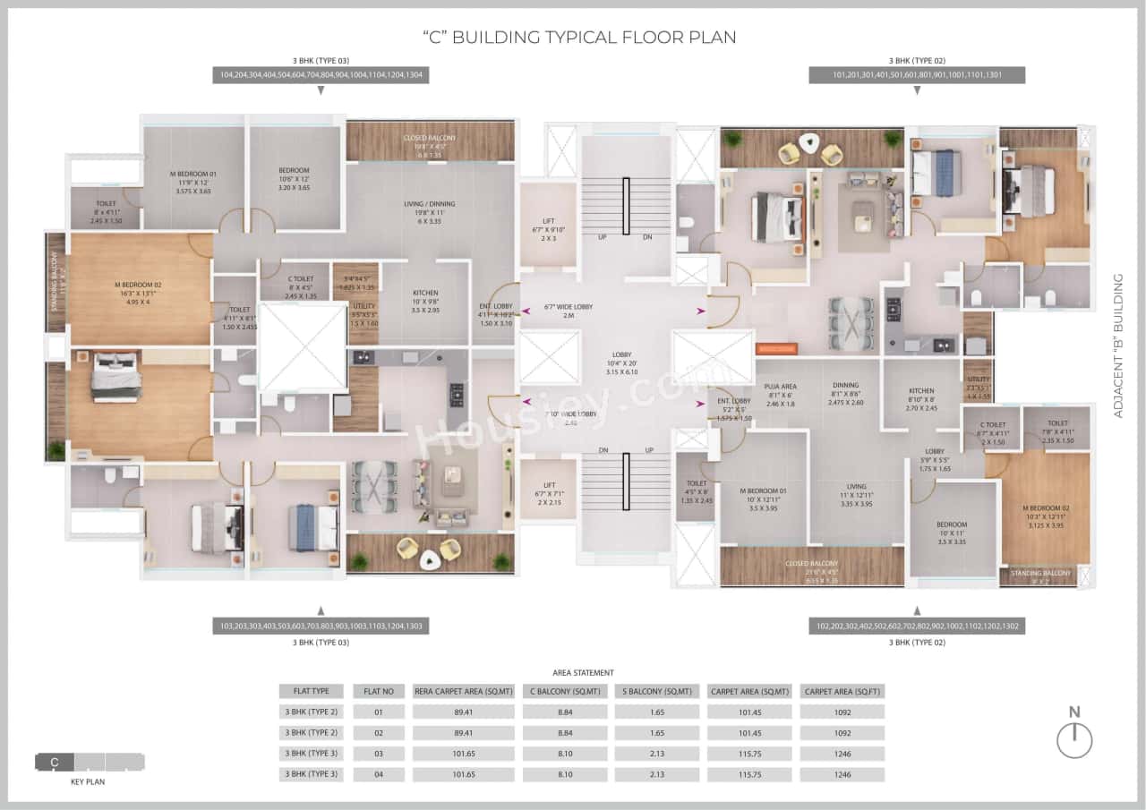 Anandtara IRIS Residences Floor plan 3
