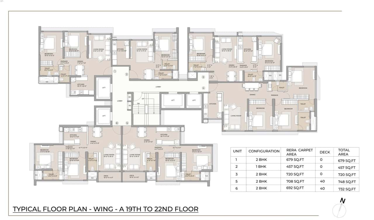 Arkade Aspire Floor plan 1